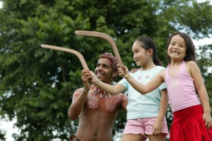 Learning to throw a boomerang