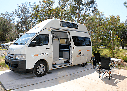 What should you consider when looking at used hybrid campers for sale?