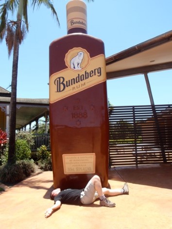The Big Bundy Bottle in Bundaberg