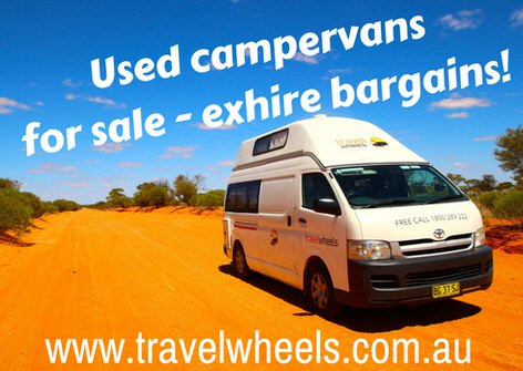 ex-rental used campervans for sale from Travelwheels Campervans in Sydney