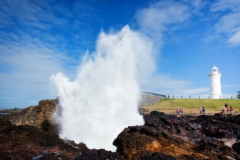 Kiama Blowhole - A must-do attraction an a Melbourne to Sydney road trip!