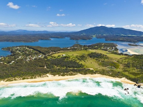 Wallaga Lake is the largest lake in southern NSW