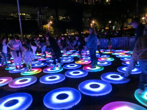 Interactive artworks of the Vivid in Sydney
