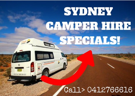 Sydney campervan hire specials