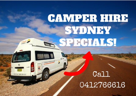 Campervan Hire Sydney Specials - call 0412766616
