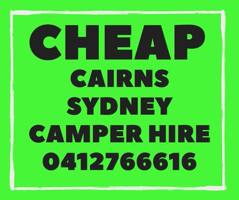 Cheap Campervan Hire Cairns to Sydney Specials!