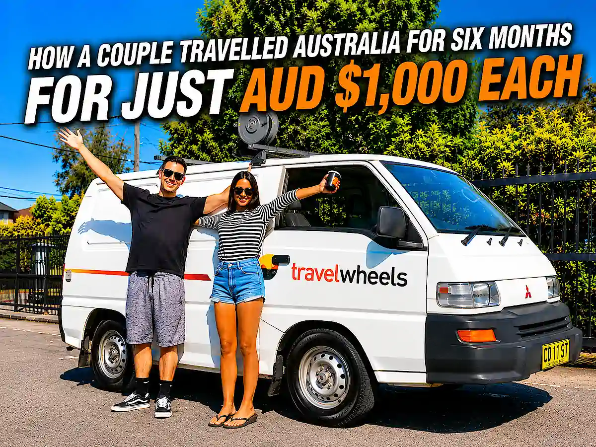 Couple bought a used campervan from Travelwheels and travelled Australia for six months and only cost them $1000 each!
