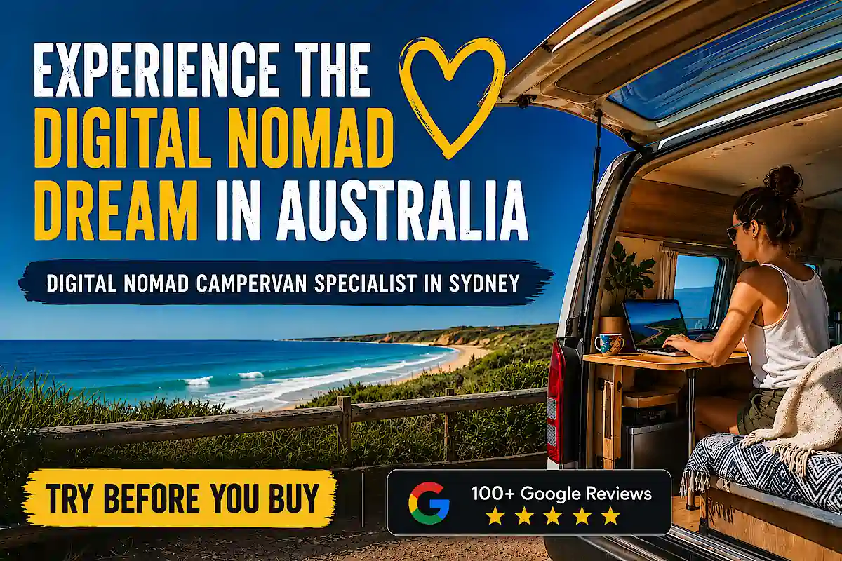 Digital Nomad Campervans for sale in Sydney Specialist - Try before you buy - Travelwheels Campervans Botany