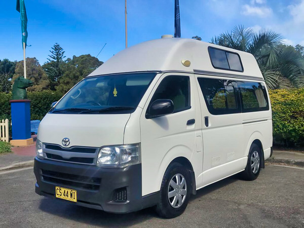 Toyota Hiace Campervan for sale - front passenger side view