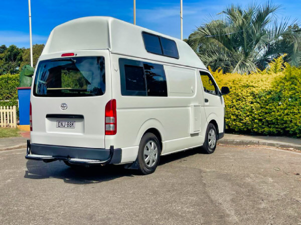 Used Toyota Hiace Campervan - rear drivers side view