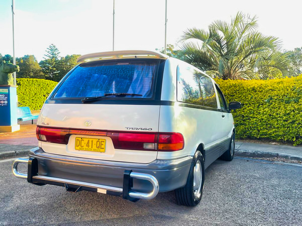 Small Toyota Campervan for Sale Sydney - Automatic 2 Person - view from the rear drivers side angle view