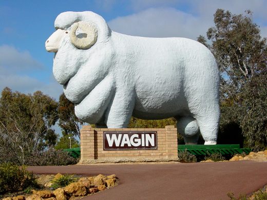 Photo of the Giant Ram in Wagin in Western Australia - Photo credit to Brian Yap