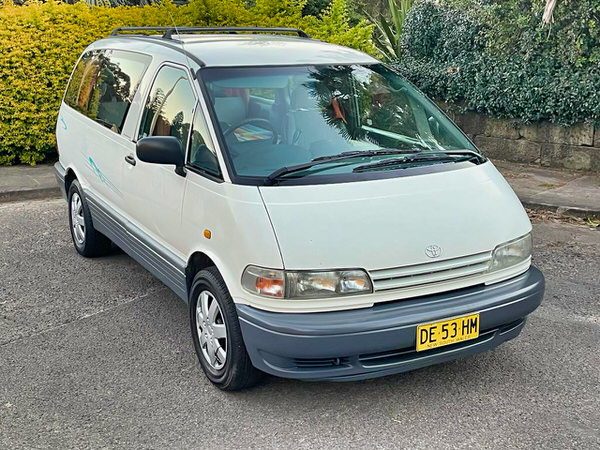Toyota Campervans for sale - automatic model - photo showing front drivers side angle view