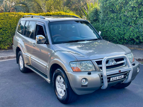 Mitsubishi Pajero for sale from Travelwheels Campervans - 2003 Automatic 3.5L model - photo showing the front drivers side angle view