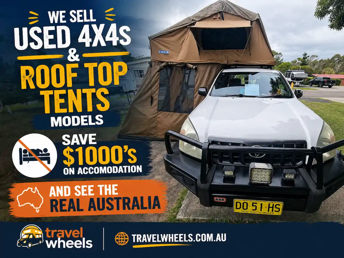 Travelwheels sells used 4x4s and Roof Top Tent models in Sydney