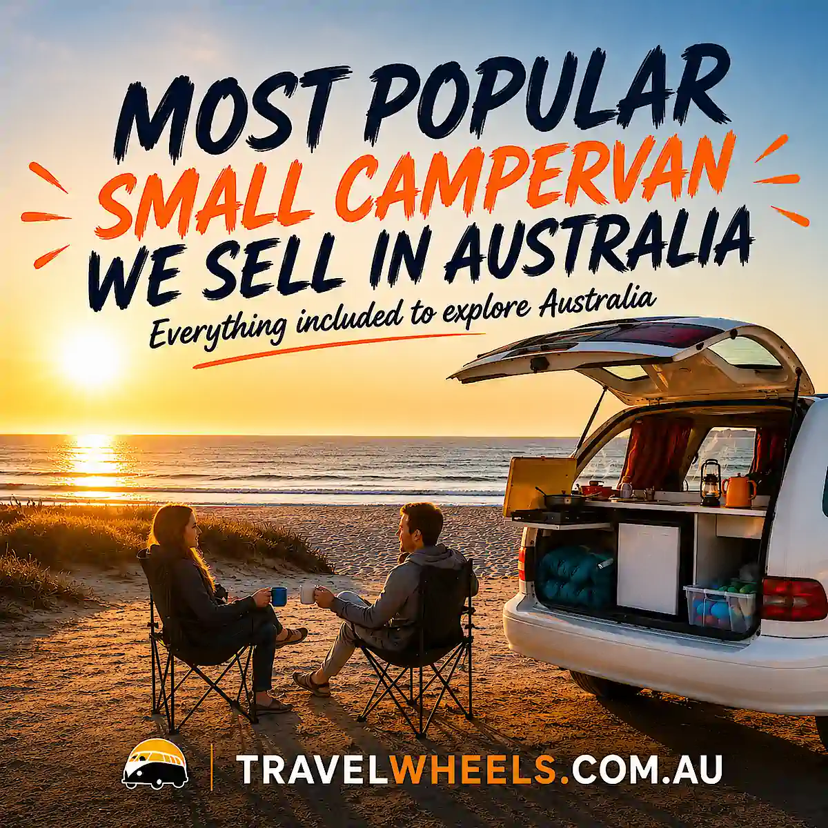 Most popular small campevan we sell in Australia at Travelwheels Campervans in Sydney