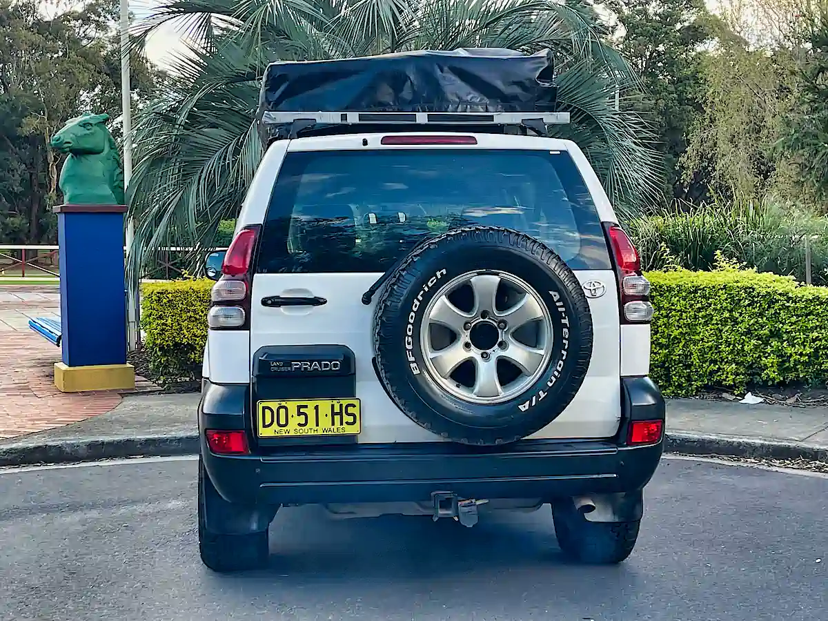 Used Toyota Prado for sale - rear view