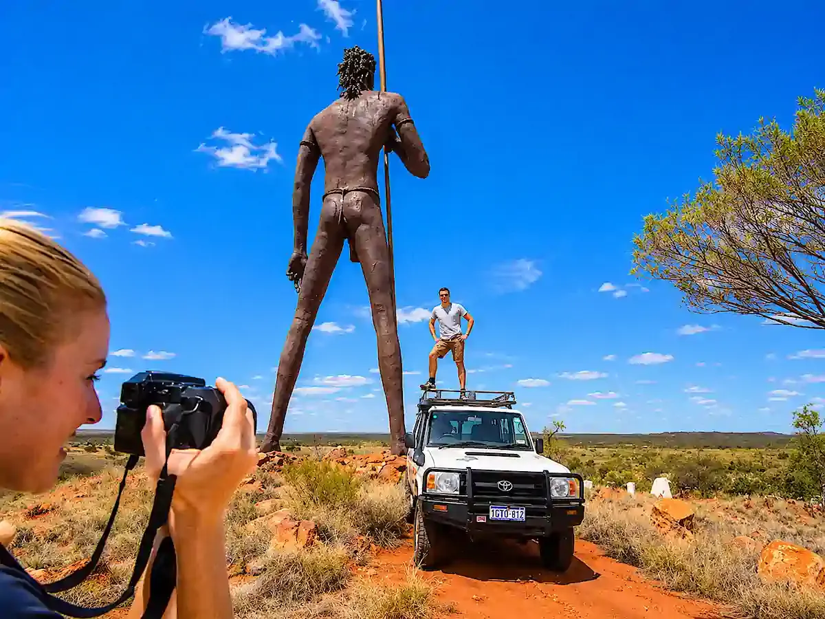 Big Things of Australia series - Northern Territory Giant Aboriginal Man