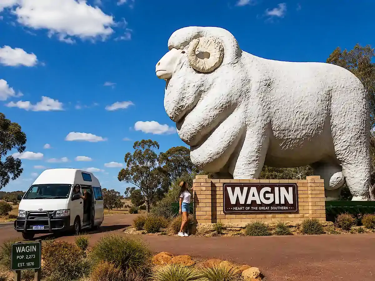 The Big things of Australia - Giant Ram - Wagin - Western Australia
