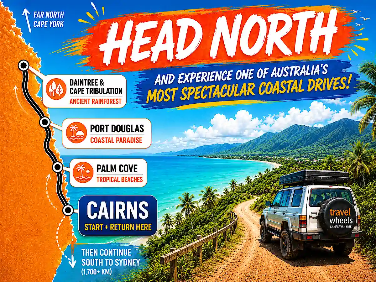 Cairns Sydney Route Planner - Travelwheels tip - head north to experience one of the best coastal drives in Australia