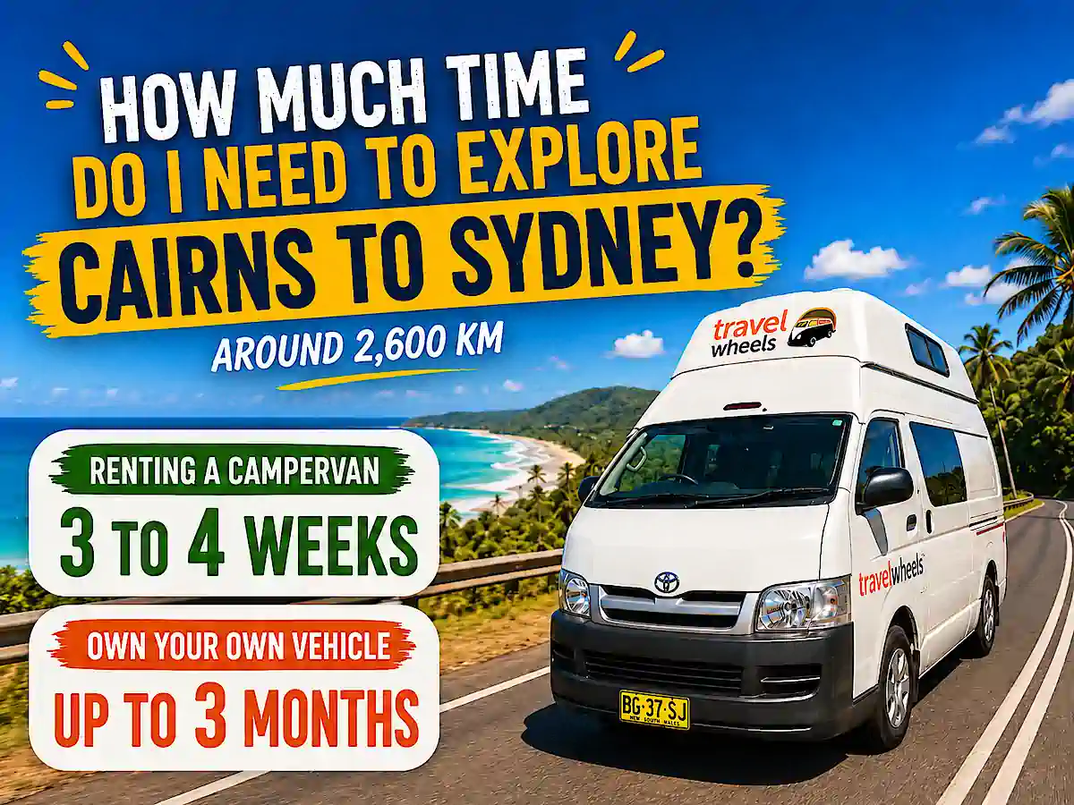 Cairns Sydney Route Planner - how much time do I need to explore Cairns to Sydney in a campervan