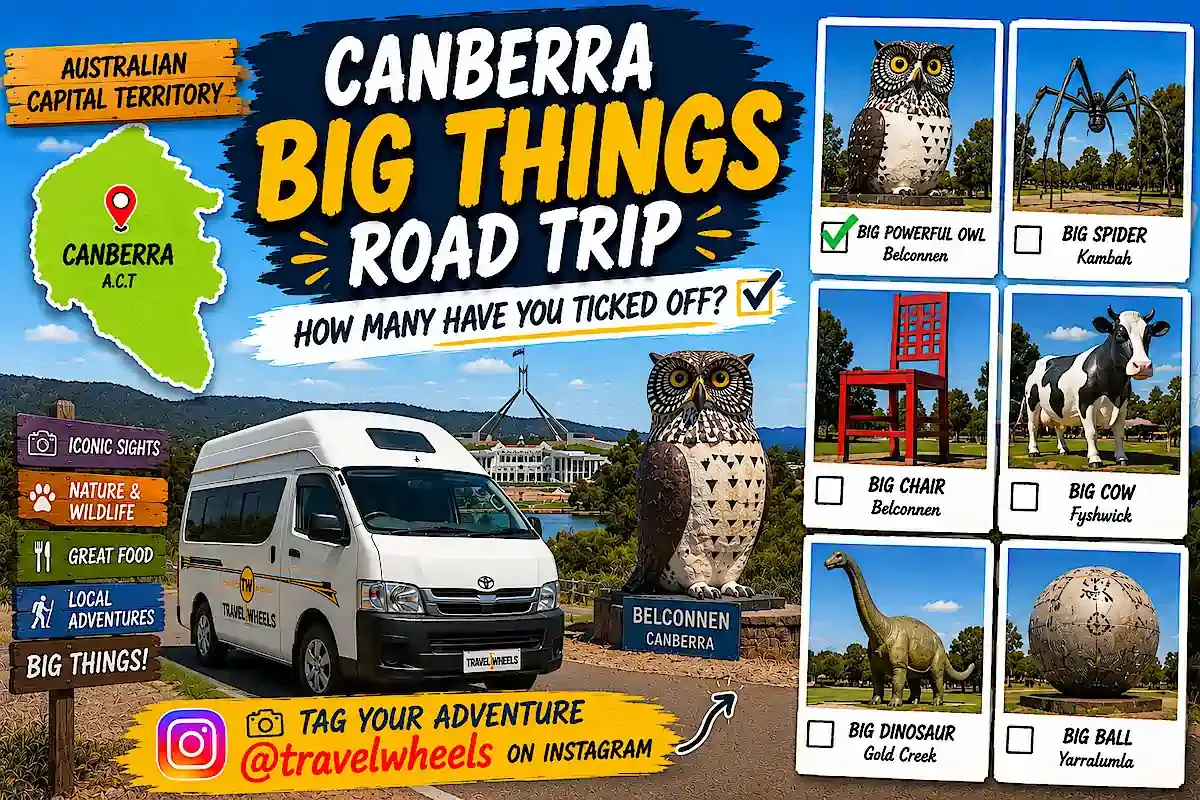 Camberra Big Things - how many have you ticked off - Travelwheels Campervan guide