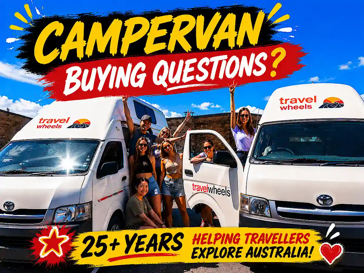 Campervan Buying Questions for Working Holiday Visa in Australia FAQ - Travelwheels Campervans in Sydney can help