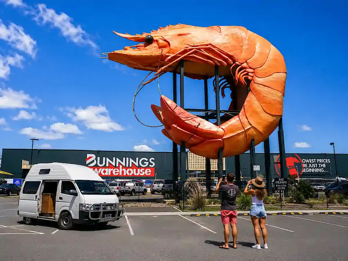 Customer photo of the Big Prawn in Ballina NSW from Big Things in Australia Series