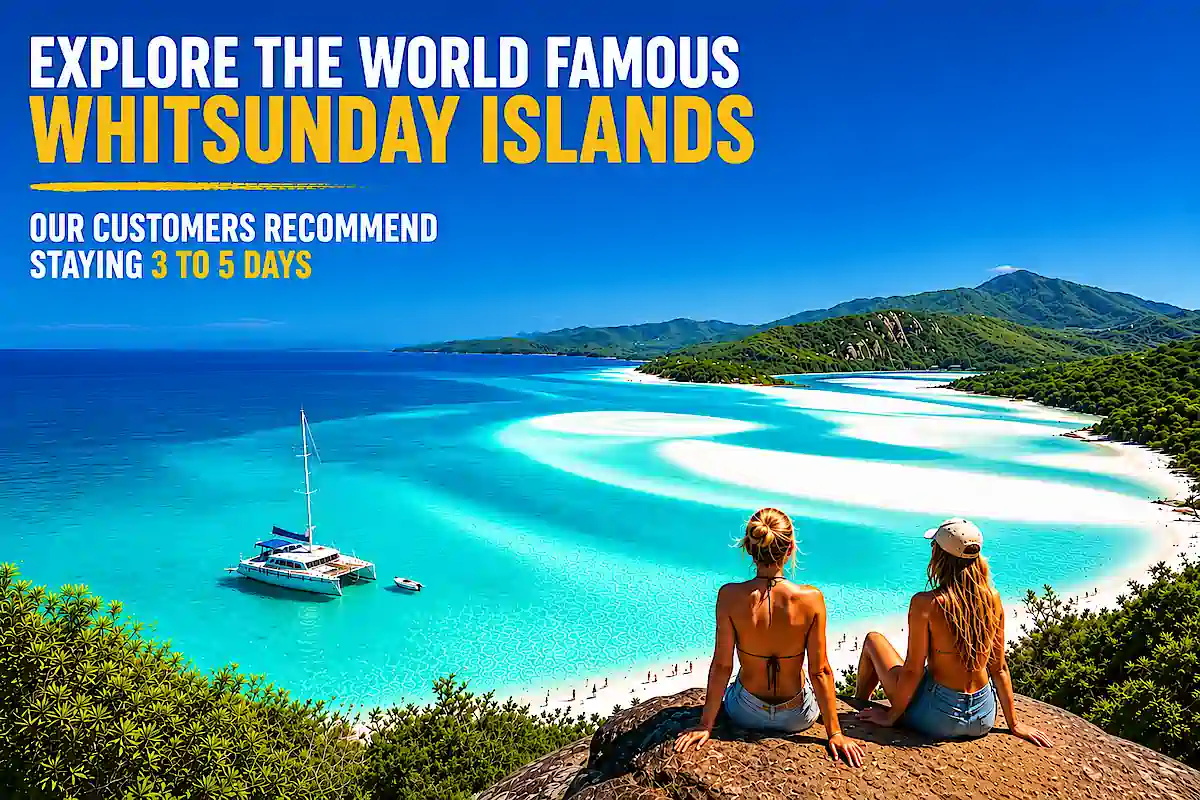 Sydney to Cairns Route Planner - Explore the world famous Whitsunday Islands