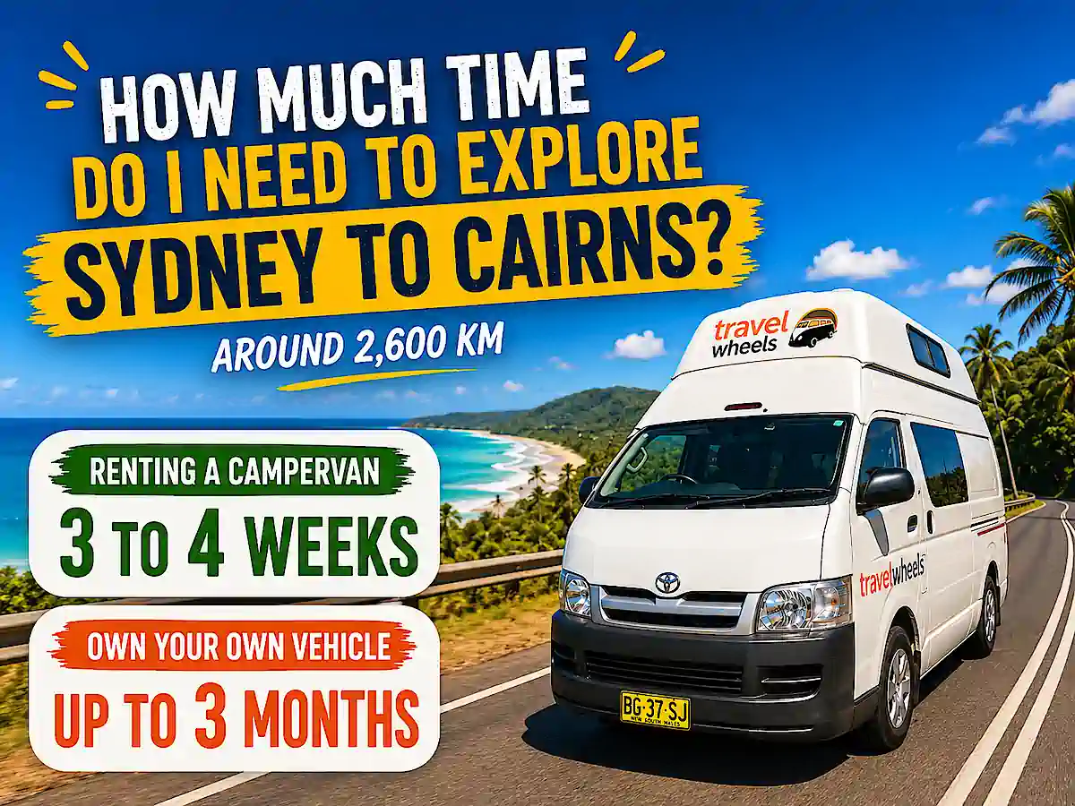 Sydney to Cairns Route Planner - how much time do I need to explore Sydney to Cairns in a campervan