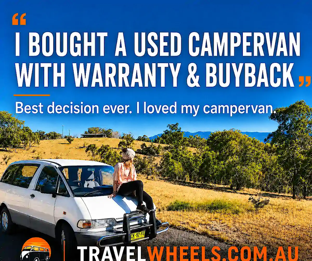 Customer review for buying campervan with warranty and buyback guaranteed from Travelwheels in Sydney