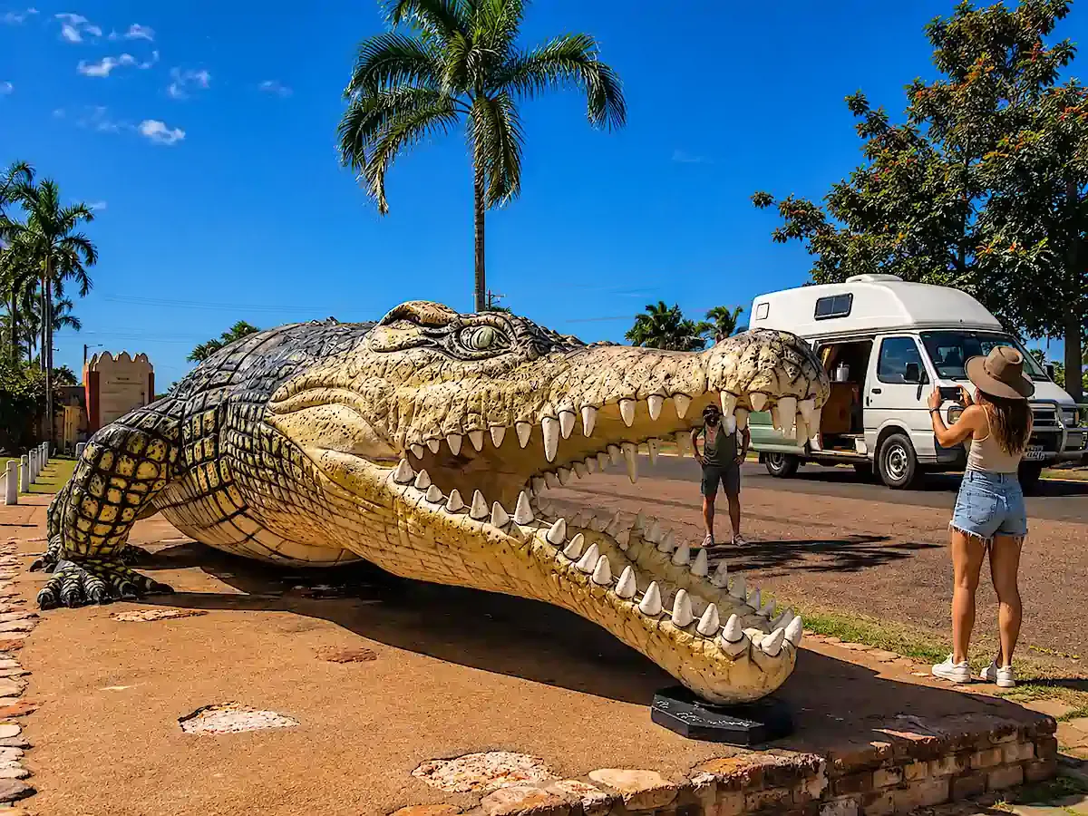 Travelwheels Customer photo of the Big Crocodile from Big Things of Australia trail