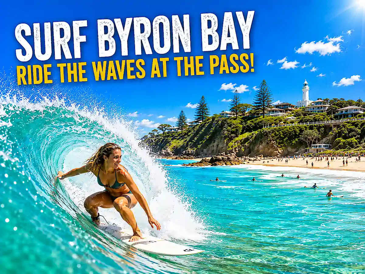 Surf Byron Bay - ride the waves at the Pass