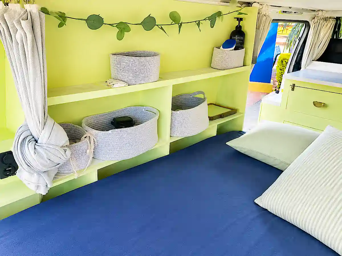 Toyota Campervan for sale in Sydney - loads of storage space inside the camper